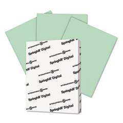 Springhill Digital Index Color Card Stock, 90lb, 8.5 x 11, Green, 250/Pack (045100)