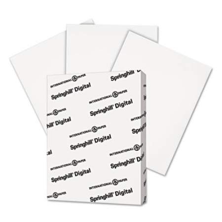 Springhill Digital Index White Card Stock, 92 Bright, 90lb, 8.5 x 11, White, 250/Pack (015101)