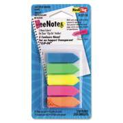 Redi-Tag SeeNotes Transparent-Film Arrow Page Flags, Assorted Colors, 50/Pad, 5 Pads (32118)