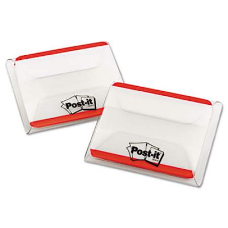 Post-it Tabs Tabs, Lined, 1/5-Cut Tabs, Red, 2" Wide, 50/Pack (686F50RD)