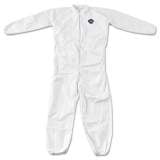 DuPont Tyvek Elastic-Cuff Coveralls, White, 4x-Large, 25/carton (TY125S-4XL)