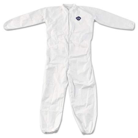 DuPont Tyvek Elastic-Cuff Coveralls, White, 4x-Large, 25/carton (TY125S-4XL)