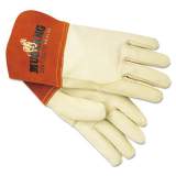 MCR Safety Mustang Mig/tig Welder Gloves, Tan, Medium, 12 Pairs (4950M)
