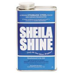 Sheila Shine Stainless Steel Cleaner and Polish, 1 gal Can, 4/Carton (4CT)