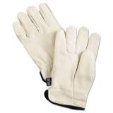 MCR Safety Premium Grade Leather Insulated Driver Gloves, Cream, X-Large, 12 Pairs (3250XL)