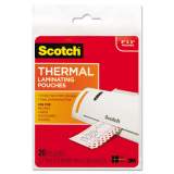 Scotch Laminating Pouches, 5 mil, 5.38" x 3.75", Gloss Clear, 20/Pack (TP590220)
