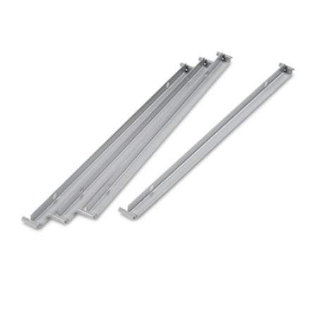 Two Row Hangrails for Alera 30" and 36" Wide Lateral Files, Aluminum, 4/Pack (LF3036)