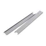 Three Row Hangrails for Alera 42" Wide Lateral Files, Aluminum, 2/Pack (LF42)