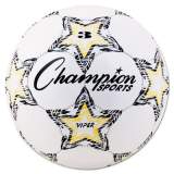Champion Sports VIPER Soccer Ball, No. 3 Size, 7.25" to 7.5" Diameter, White (VIPER3)