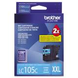 Brother LC105C Innobella Super High-Yield Ink, 1,200 Page-Yield, Cyan