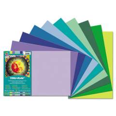 Pacon Tru-Ray Construction Paper, 76lb, 12 x 18, Assorted Cool/Warm Colors, 25/Pack (102943)