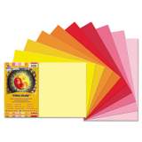 Pacon Tru-Ray Construction Paper, 76lb, 12 x 18, Assorted Cool/Warm Colors, 25/Pack (102948)