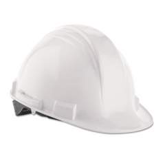 North Safety A-Safe Peak Hard Hat, White, Rain Trough (A59010000)