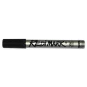 Dixon Redimark Metal-Cased Marker, Broad Chisel Tip, Black, Dozen (87170)