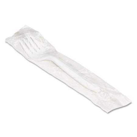 Boardwalk Mediumweight Wrapped Polypropylene Cutlery, Fork, White, 1000/Carton (FORKIW)