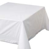 Hoffmaster Tissue/Poly Tablecovers, 72" x 72", White, 25/Carton (210066)