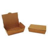 SCT ChampPak Carryout Boxes, #2, 7.75 x 5.5 x 1.88, Kraft, 200/Carton (0732)