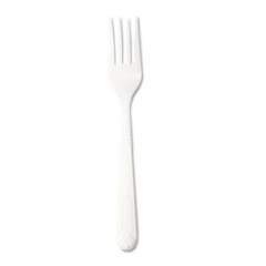 GEN Heavyweight Cutlery Knives Plastic White 1000/Carton HYWKN 