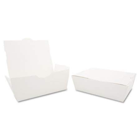 SCT CHAMPPAK CARRYOUT BOXES, #3, WHITE, 7.75 X 5.5 X 2.5, 200/CARTON (0743)