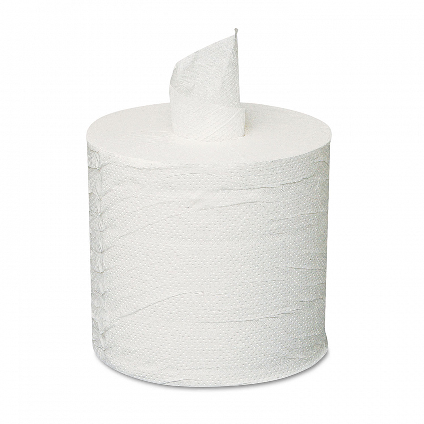 Centerpull Towel, 2-Ply, 7.3" x 500 ft, White, 600 Roll, 6 Rolls/Carton (203)