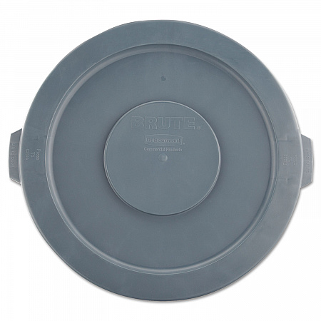 BRUTE Self-Draining Flat Top Lids for 32 gal Round BRUTE Containers, 22.25