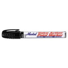 Markal Valve Action Paint Marker, Medium Bullet Tip, Black (96823)