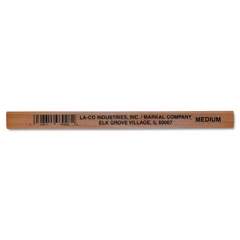 Markal Carpenter's Pencil, Black Lead, Natural Woodgrain Barrel (96928)
