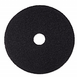 Low-Speed Stripper Floor Pad 7200, 20" Diameter, Black, 5/Carton (08382)