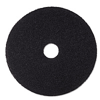 Low-Speed Stripper Floor Pad 7200, 20" Diameter, Black, 5/Carton (08382)