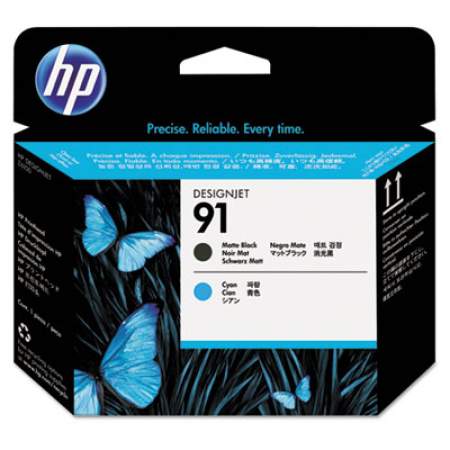 HP 91, (C9460A) Cyan/Matte Black Printhead