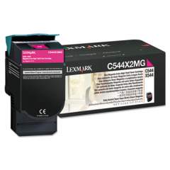 Lexmark C544X2MG Extra High-Yield Toner, 4,000 Page-Yield, Magenta