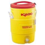 Igloo 400 Series Water Cooler, 5 gal, 14.5 x 20.25 h, Yellow/Red (451)