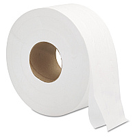 Jumbo Roll Bath Tissue, Septic Safe, 2-Ply, 3.3" x 700 ft, White, 12 Rolls/Carton (9JUMBOB)