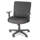 Alera XL Series Big/Tall Mid-Back Task Chair, Supports Up to 500 lb, 17.5" to 21" Seat Height, Black (CP210)