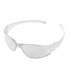 MCR Safety Checkmate Wraparound Safety Glasses, CLR Polycarbonate Frame, Coated Clear Lens (CK110)