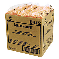 Stretch 'n Dust Cloths, 11.63 x 24, Yellow, 40 Cloths/Pack, 10 Packs/Carton (0412)