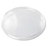 Dart Plastic Lids for Foam Cups, Bowls and Containers, Flat, Not Vented, Fits 6-32 oz, Clear, 1,000/Carton (20CLR)
