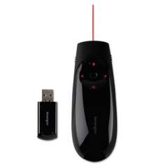Kensington Presenter Expert Wireless Cursor Control with Red Laser, Class 2, 150 ft Range, Black (72425)
