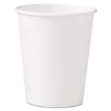 Dart Polycoated Hot Paper Cups, 10 oz, White, 50 Sleeve, 20 Sleeves/Carton (370W)