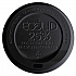 EcoLid 25% Recycled Content Hot Cup Lid, Fits 10 oz to 20 oz Hot Cups, Plastic, Black, 100/Pack, 10 Packs/Carton (EPHL16BR)