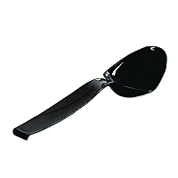 Caterline Plastic Serving Spoons, 9", Black, 144/Carton (A7SPBL)
