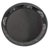 WNA Designerware Plastic Plates, 7 1/2 Inches, Black, Round, 10/pack, 18/ct (DWP75180BK)