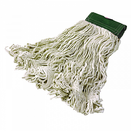 Super Stitch Blend Mop Heads, Cotton/Synthetic, Medium, White, 6/Carton (D212WHI)
