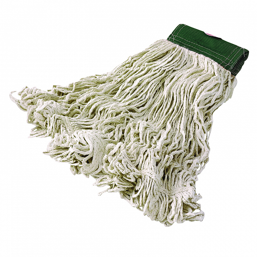 Super Stitch Blend Mop Heads, Cotton/Synthetic, Medium, White, 6/Carton (D212WHI)