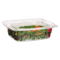 Eco-Products Renewable and Compostable Rectangular Deli Containers, 48 oz, 8 x 6 x 2, Clear, 50/Pack, 4 Packs/Carton (EPRC48)