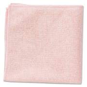 Rubbermaid Commercial Microfiber Cleaning Cloths, 16 x 16, Pink, 24/Pack (1820581)