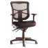 Alera Elusion Series Mesh Mid-Back Multifunction Chair, Supports Up to 275 lb, 17.7" to 21.4" Seat Height, Black (EL42ME10B)