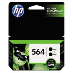HP 564, (C2P51FN) 2-Pack Black Original Ink Cartridges
