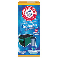 Trash Can and Dumpster Deodorizer with Baking Soda, Sprinkle Top, Original, Powder, 42.6 oz Box, 9/Carton (3320084116CT)