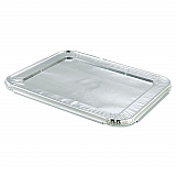 Steam Pan Foil Lids, Fits Half-Size Pan, 25 Gauge, 12.81 x 10.44, 100/Carton (204900)